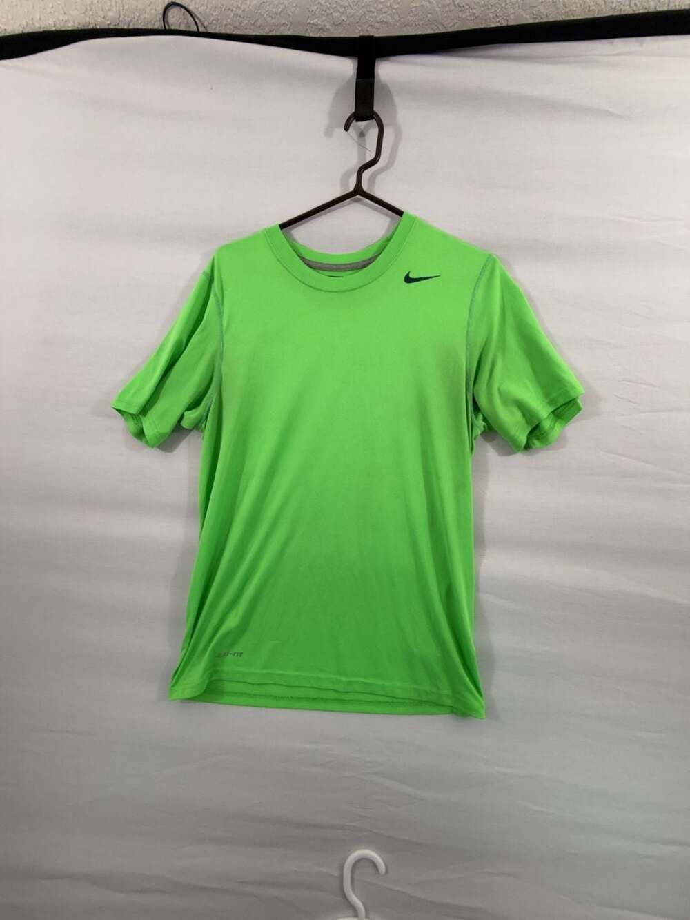 Nike Dri-FIT Neon Green Short Sleeve Athletic T-Shirt